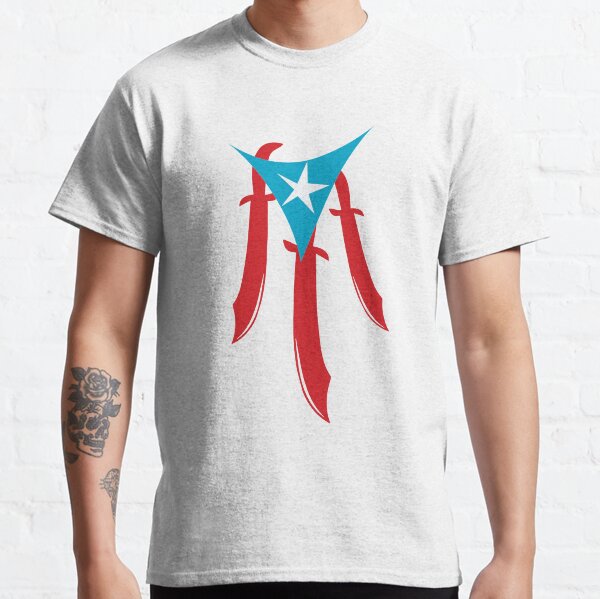 Bandera de Machete de Puerto Rico Camiseta clásica