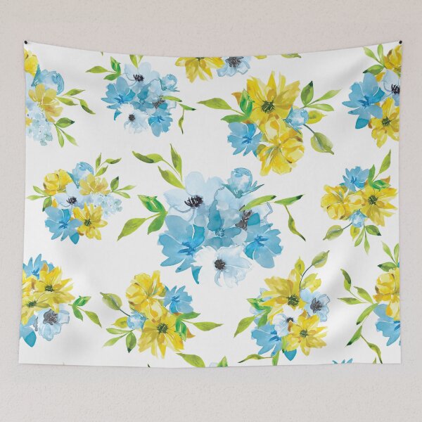 Item preview, Watercolor flower background 2 designed and sold by badgermark.
