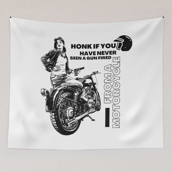 Item preview, honk if you have never seen a gun fired from a motorcycle designed and sold by ENIGMAT-.