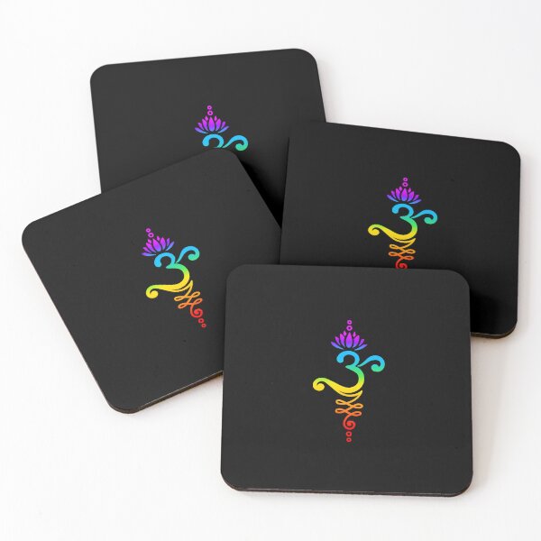 Item preview, Om, Mantra, Rainbow, Chakras, Lotus flower, Unalome, Yoga Symbol, Buddhism designed and sold by nitty-gritty.