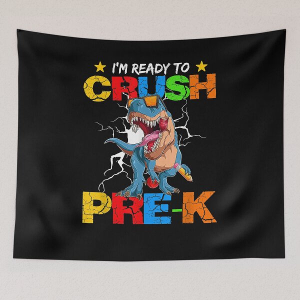 Item preview, Funny Dinosaur Back To School I'm Ready To Crush Pre K  designed and sold by judyufmi.