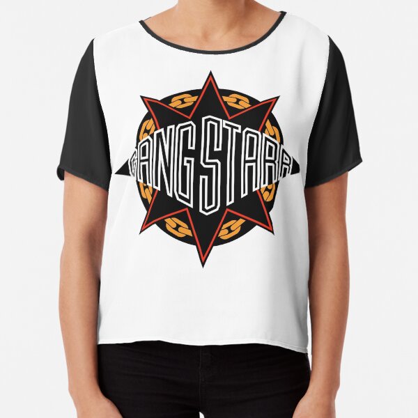 Gangstarr Logo Chiffon Top