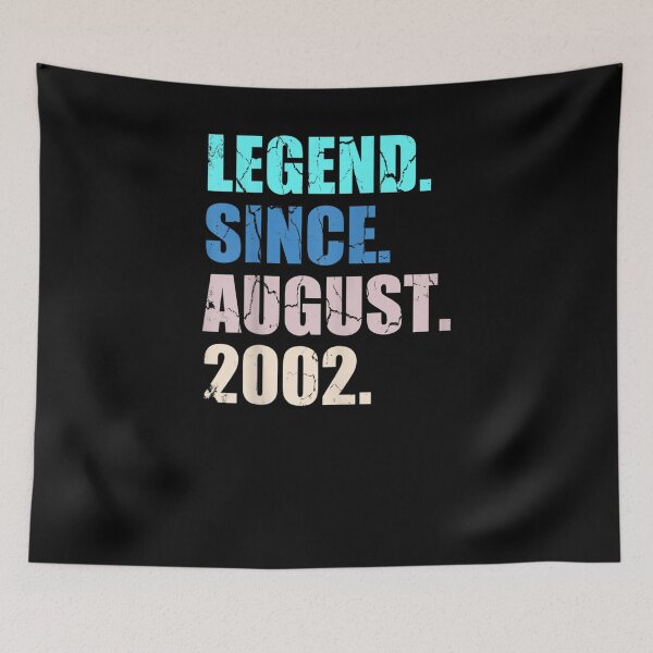 Item preview, 20 Year Old Legend Since August 2002 20th Birthday Child  designed and sold by judyufmi.