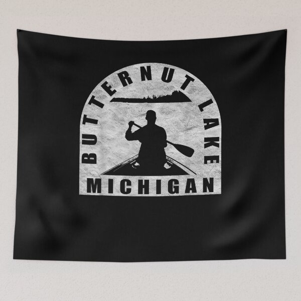 Item preview, Canotaje en el lago Butternut Michigan designed and sold by judyufmi.