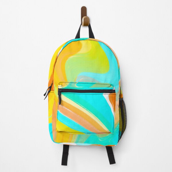 Item preview, Blue, Yellow and Orange Marble Pattern designed and sold by theprintedclub.