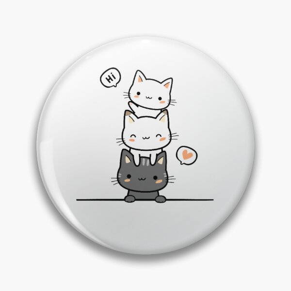 Item preview, Sweet kittens in greys designed and sold by Tiny-Love ⭐⭐⭐⭐⭐.