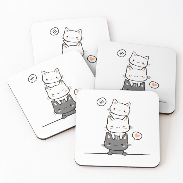 Item preview, Sweet kittens in greys designed and sold by Tiny-Love ⭐⭐⭐⭐⭐.