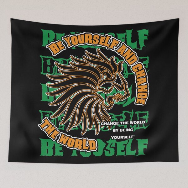 Item preview, Be yourself and change the world '' change the world by being yourself '' designed and sold by moses11m.