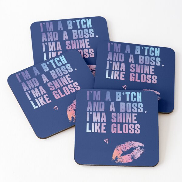 Item preview, I_m a bitch and a boss, I_ma shine like gloss   designed and sold by HANAH-Boutique.
