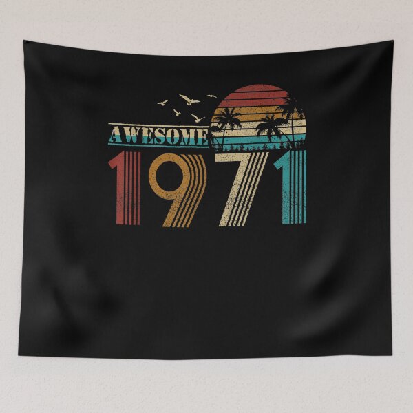 Item preview, Vintage Birthday 1971 For Men Women 51 Year Old Birthdaygift  designed and sold by judyufmi.