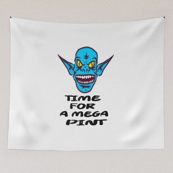 Item preview,  time for a mega pint funny  designed and sold by toufikpromo.