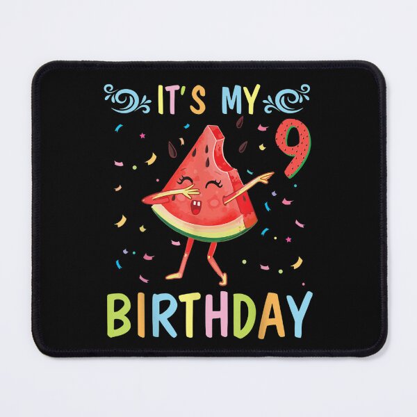 Item preview, Watermelon Dabbing Happy To Me 9 Years Old It's My Birthday  designed and sold by scirarmav.