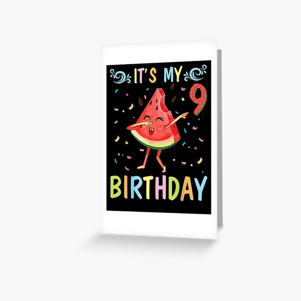 Birthday For 9 Year Old Boy Greeting Cards for Sale