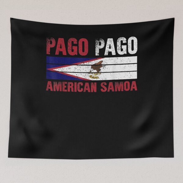 Artikelvorschau, Pago Pago American Samoa Flag Herren Damen Kinder entworfen und verkauft von scirarmav.