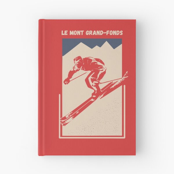 Item preview, Mont Grand-Fonds in La Malbaie, Charlevoix, Lynx, Capitale-Nationale, Quebec, Canada, North America - Vintage Red Ski Poster for Mountain Alpine Skier designed and sold by Vintage-TM.