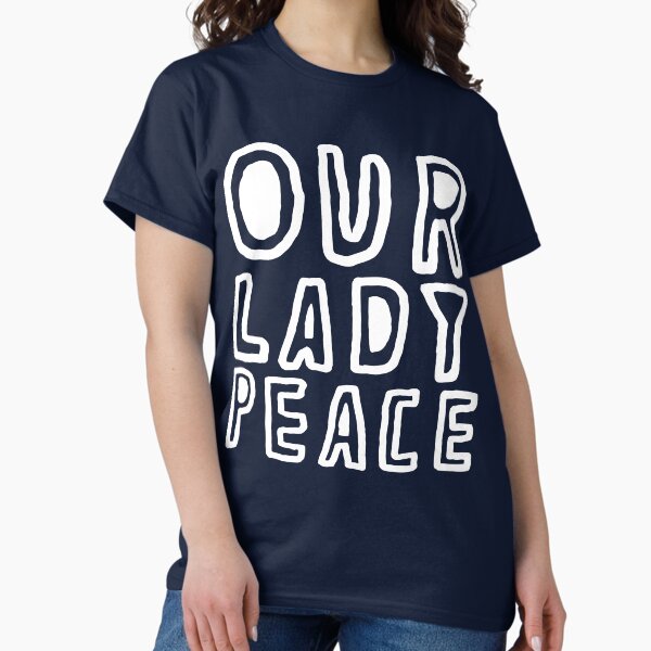 Mens My Favorite Our Lady Rock Band Peace Retro Vintage Classic T-Shirt