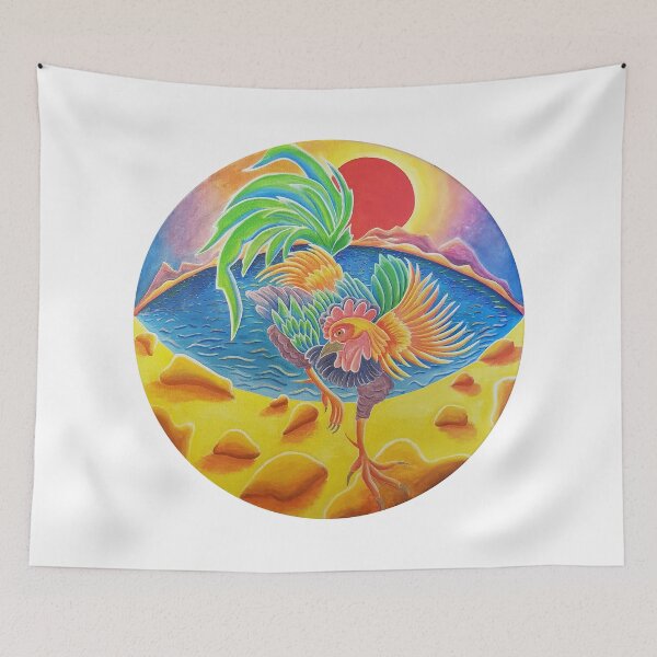 Item preview, Rainbow Rooster designed and sold by PanGaiaDesign.