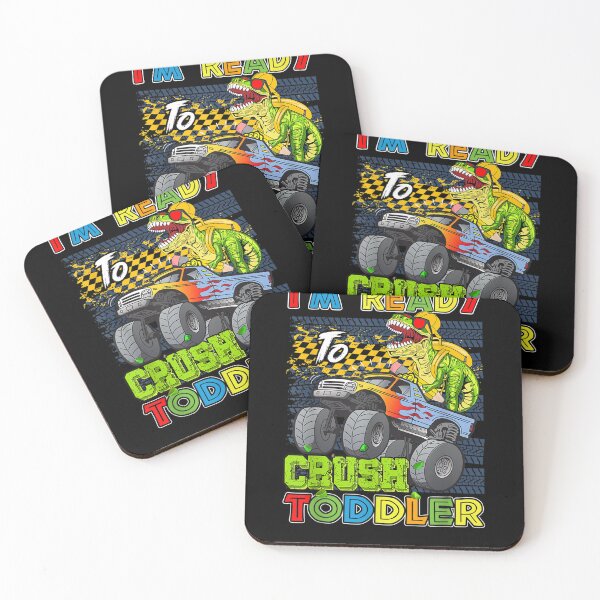 Item preview, I'm Ready To Crush Toddler Dinosaur Monster Truck  designed and sold by scirarmav.