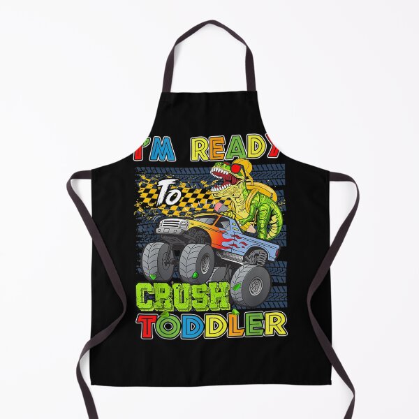 Item preview, I'm Ready To Crush Toddler Dinosaur Monster Truck designed and sold by scirarmav.