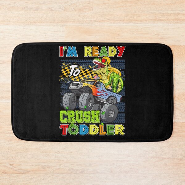 Item preview, I'm Ready To Crush Toddler Dinosaur Monster Truck  designed and sold by scirarmav.