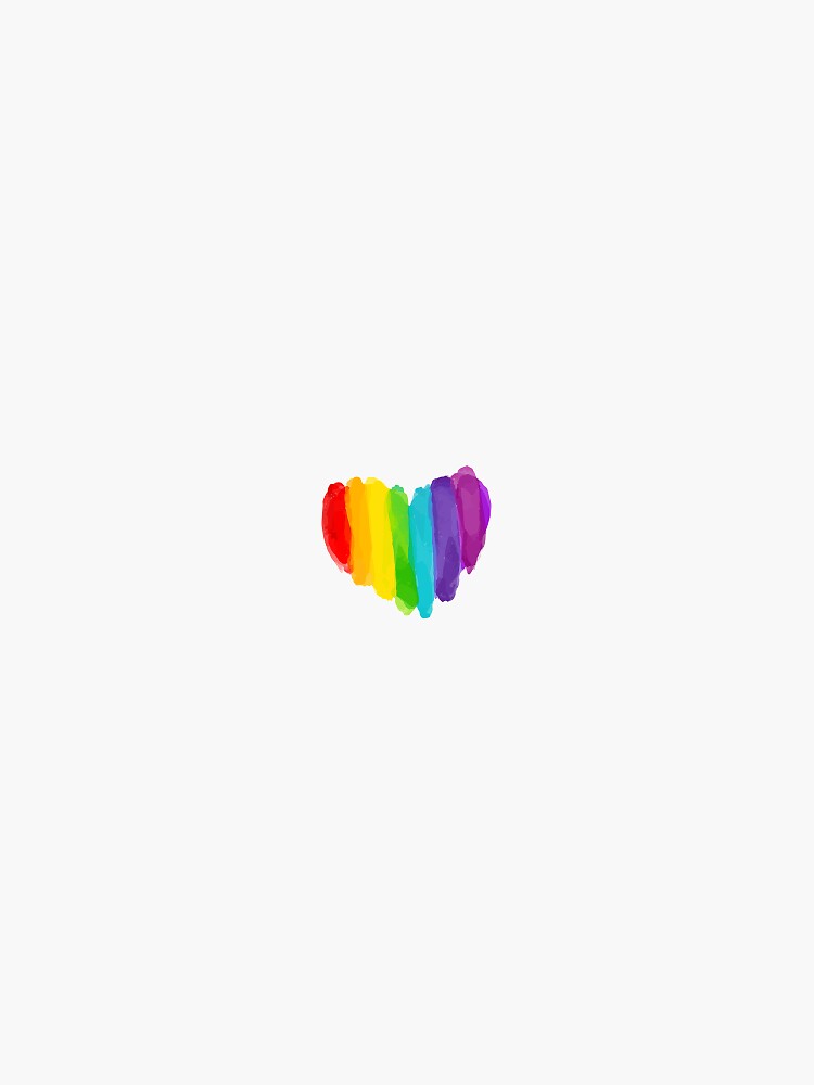Orgullo Corazón Del Arco Iris de ksheaffs