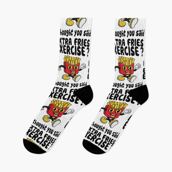 Item preview, Exercise? I Thought You Said Extra Fries designed and sold by nikolaj1301.