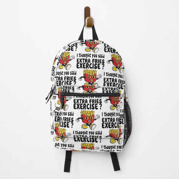 Item preview, Exercise? I Thought You Said Extra Fries designed and sold by nikolaj1301.