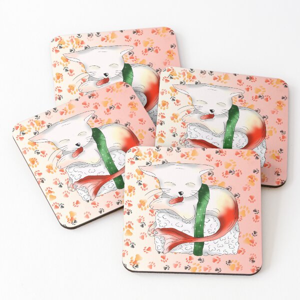 Item preview, sushi lover red tailed catfish designed and sold by CuisineCat.