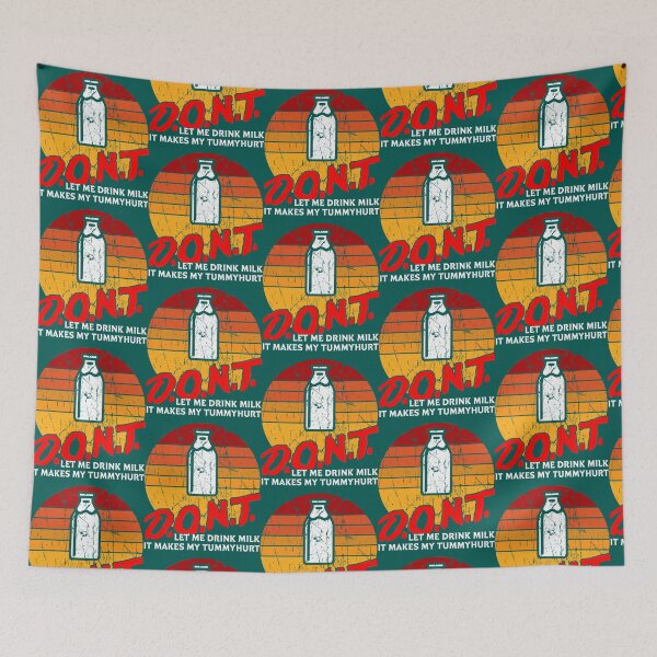 Item preview, Dont Let Me Drink Milk It Makes My Tummy Hurt Vintage   designed and sold by LakeviewCo.