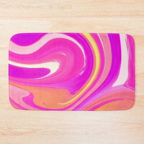 Item preview, Hot Pink, Purple, Yellow and Orange Marble Pattern Design designed and sold by theprintedclub.