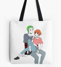 Green & Orange Tote Bag