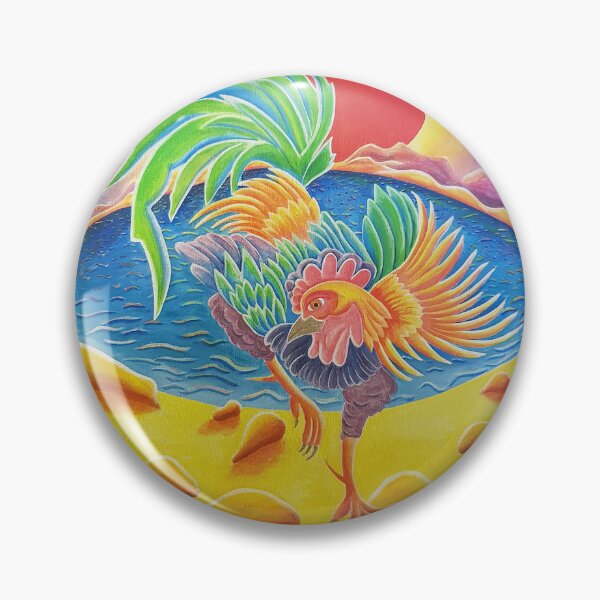 Item preview, Rainbow Rooster designed and sold by PanGaiaDesign.
