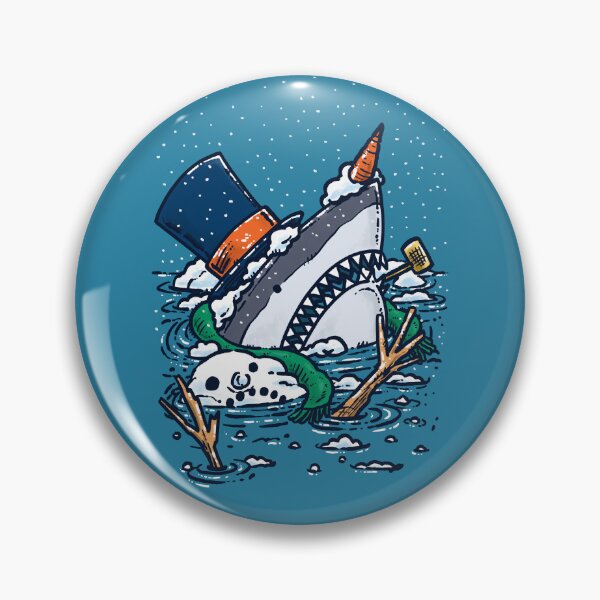 Item preview, Snowman Obliteration Shark designed and sold by nickv47.