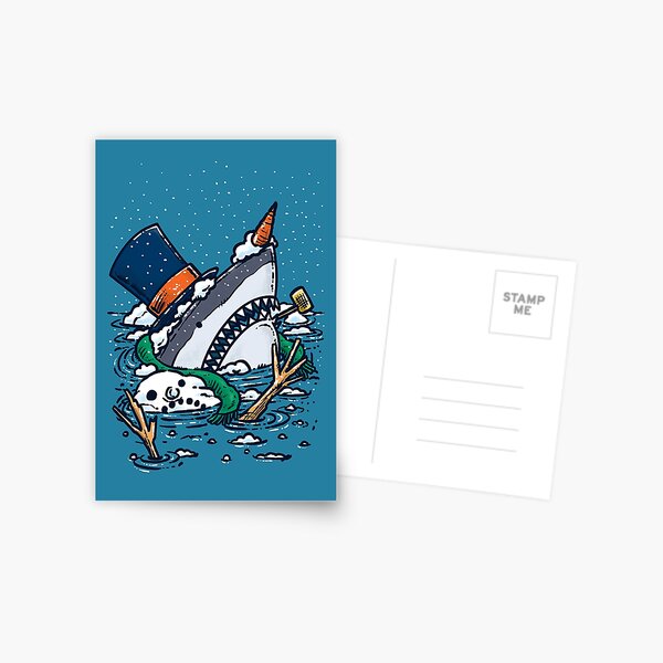 Item preview, Snowman Obliteration Shark designed and sold by nickv47.
