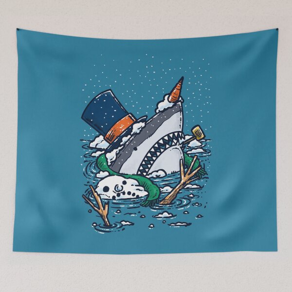 Item preview, Snowman Obliteration Shark designed and sold by nickv47.