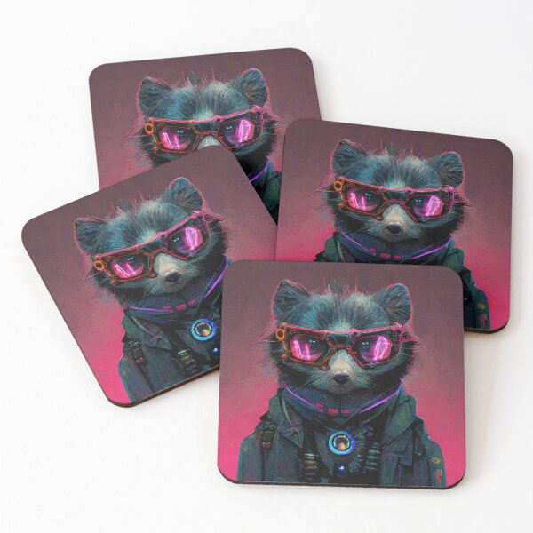 Item preview, Cyberpunk Racoon Soldier designed and sold by BluePlanet.