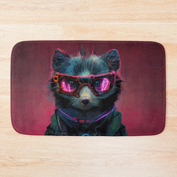 Item preview, Cyberpunk Racoon Soldier designed and sold by BluePlanet.