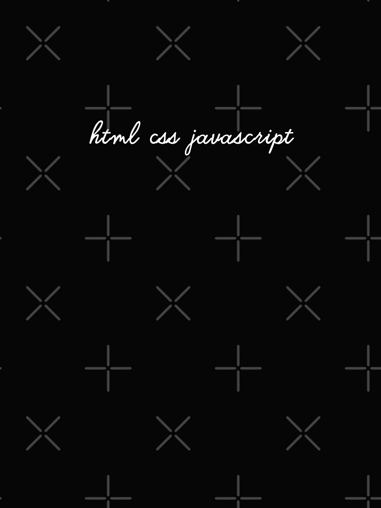 Aperçu 4 sur 4. T-shirt boxy avec l'œuvre HTMLCSSJavaScript créée et vendue par developer-gifts.