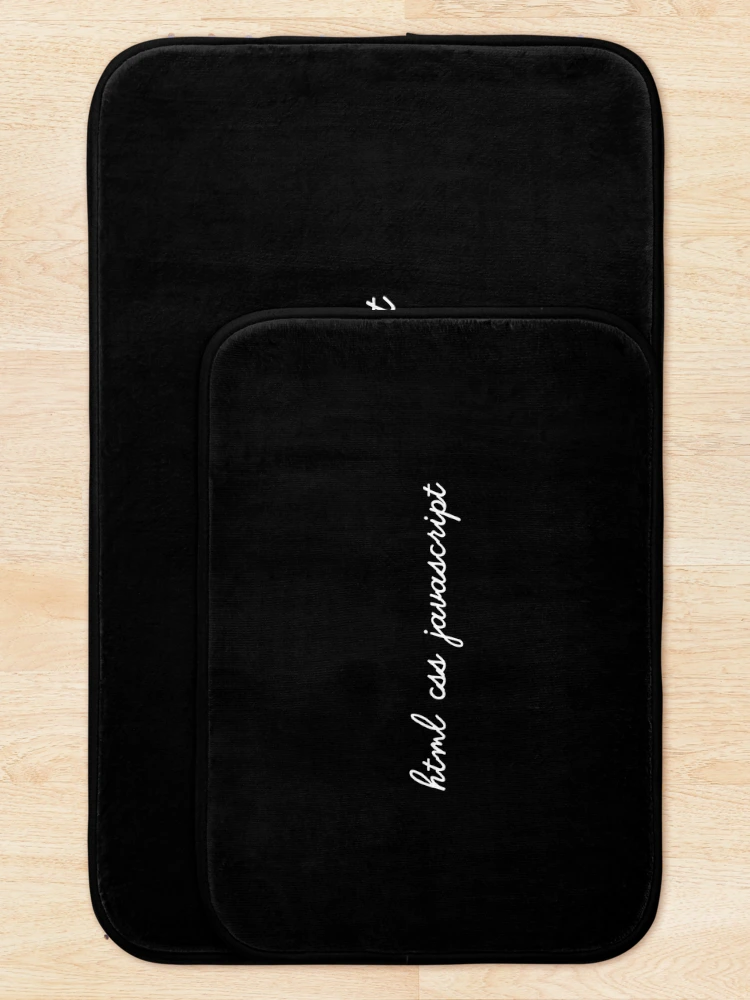 Thumbnail 5 of 6, Bath Mat, HTML CSS JavaScript designed and sold by developer-gifts.
