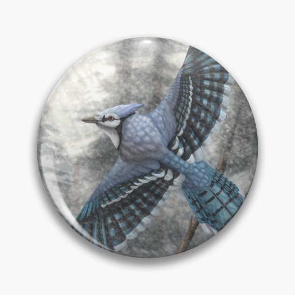 Item preview, Snowy bluejay designed and sold by DragonArtist15.