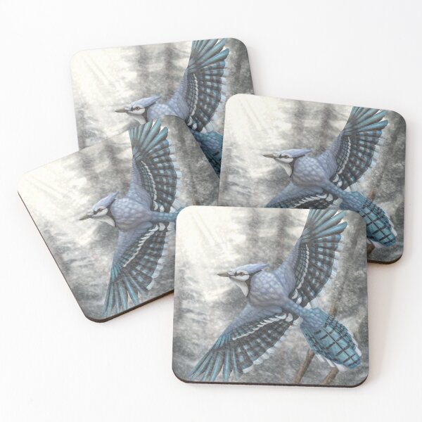 Item preview, Snowy bluejay designed and sold by DragonArtist15.