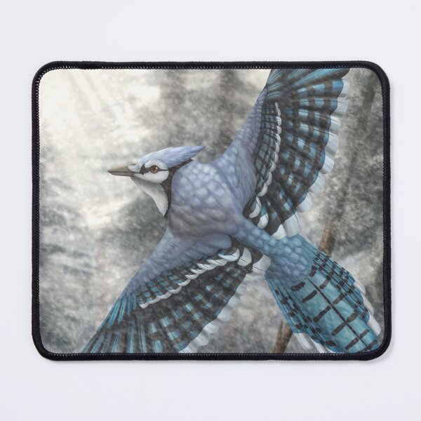 Item preview, Snowy bluejay designed and sold by DragonArtist15.