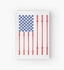 American Muscle Gifts For People Who Workout At The Gym Hardcover Journal