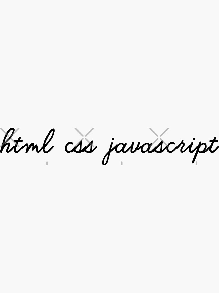 HTML CSS JavaScript (Inverted) by developer-gifts