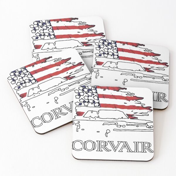 Item preview, 1964 Chevy Corvair Us Flag T Shirt designed and sold by StrihsApparel.