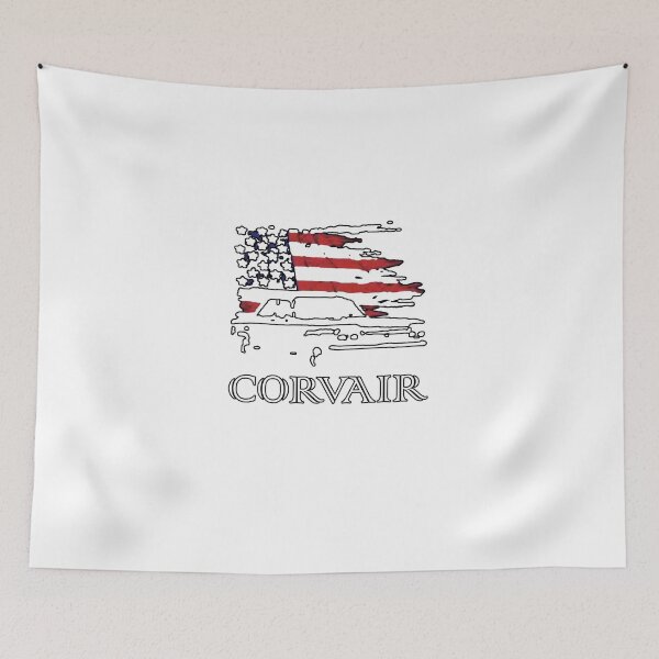 Item preview, 1964 Chevy Corvair Us Flag T Shirt designed and sold by StrihsApparel.
