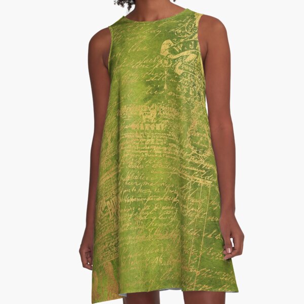 Item preview, Green with Gold Script designed and sold by DurinEberhart.