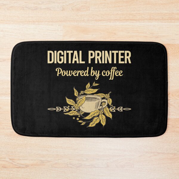 Item preview, Powered By Coffee Digital Printer designed and sold by toniabrendaom.
