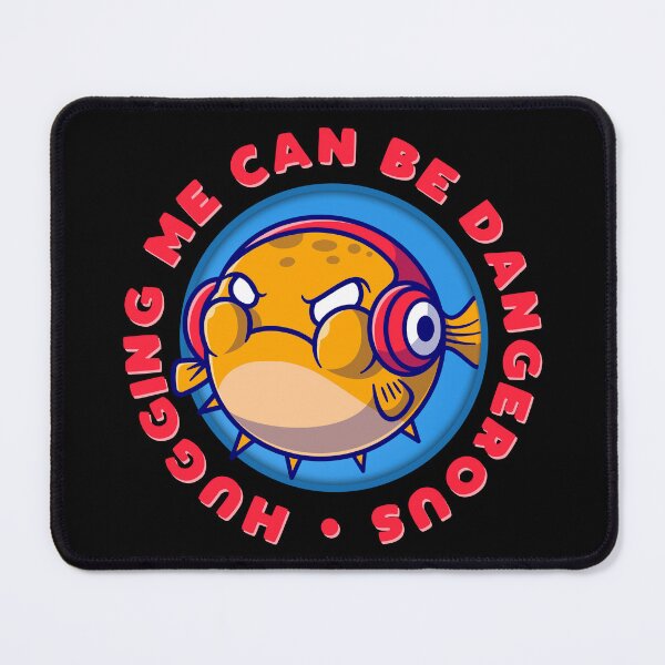 Item preview, Hugging Me Can Be Dangerous Cute Puffers  designed and sold by More-dan-Prints.
