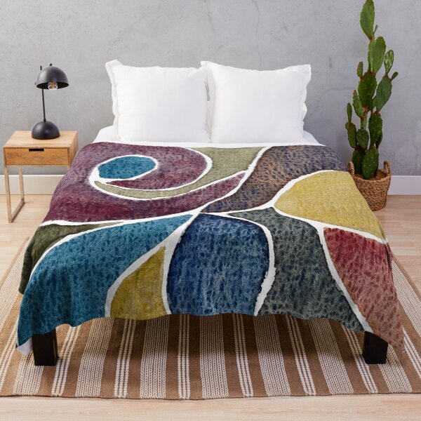 Item preview, Earth Tones Handmade Watercolor Abstract Shapes designed and sold by Jeanette Cefre.